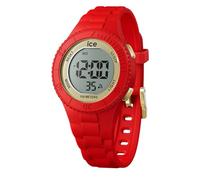 ICE-WATCH - Ice Digit Red Gold - Reloj Rojo para Niño (Unisex) con Correa de Polyamide - 021620 (Small)