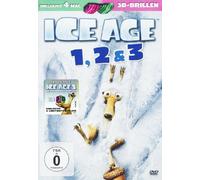 Ice Age 1-3 DVD (3 DVDs) (+ anaglyphe 3D DVD) (+ 4 3D-Brillen) [Alemania]