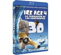 Ice Age 4 (Blu-ray 3D + Blu-ray + DVD + Copia Digital) [Blu-ray]