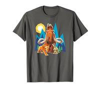 Ice Age Manfred Diego SID and Scrat Cut Mountains Camiseta, Hombre, Asfalto, 4XL