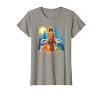 Ice Age Manfred Diego SID and Scrat Cut Mountains Camiseta, Mujer, Pizarra, S