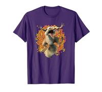 Ice Age Scrat Acorn Avalanche Camiseta, Hombre, Morado, S