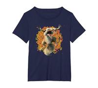 Ice Age Scrat Acorn Avalanche Camiseta, Mujer Tallas Grandes, Azul Marino, 4XL Grande