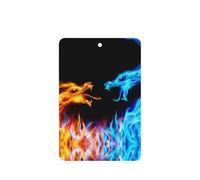 Ice And Fire Dragons - Ambientadores para coche, 10 unidades, para hojas colgantes perfumadas para baño, con cuerda