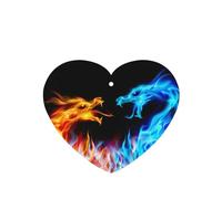 Ice And Fire Dragons - Ambientadores para coche, 10 unidades, para hojas colgantes perfumadas para baño, con cuerda