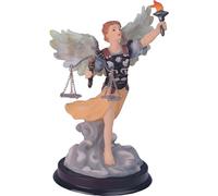 ICE ARMOR Estatua de Arcángel Uriel de 6 pulgadas de alto, figura sagrada de ángel de la sabiduría, decoración de oficina, escritorio, hogar, sala de estar, decoración de mesa, regalo perfecto para