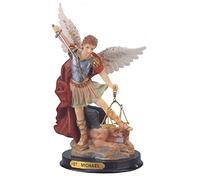 ICE ARMOR Estatua de San Miguel del Arcángel de 9 Pulgadas de Alto, Figura Sagrada de San Miguel el ángel más Fuerte, decoración Religiosa