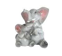ICE ARMOR Figura decorativa de elefante de 4 pulgadas de alto, ideal como decoración de oficina, escritorio, hogar, sala de estar, decoración de mesa, regalo perfecto para el nuevo hogar