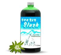 ICE Bär SLUSH ICE Bear Sirup AZO LIBRE | Botella de 1 litro | Concentrado para granizadores de bebidas para granizadores de helados, máquinas de helado 1:5 hasta 1:20 (Waldmeister)