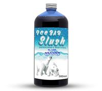 ICE Bär SLUSH Sirope sin AZO ni glicerina | Botella de 500 ml | Concentrado para bebidas Slushy Maker Máquina de helados Máquina de helados 1:5 a 1:20 (500 ml, azul-naranja)