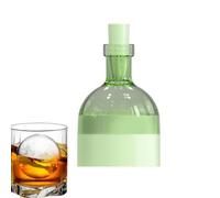 Ice Ball Mold - 4.21in Sphere Maker | Silicone Ice Ball Tray For Cocktails Coffee Juice, Wine Bottle Shape Template For Home Kitchen Freezer Refrigerator, 73g Flexible