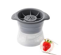 Ice Ball Mold - Premium Round Sphere Maker Tray, Leak Proof Silicone For Clear Slow Melt Balls, Easy Pop Out Design Beverage Accessory | Large Cocktails Whiskey Drinks Home Bar Kitchen Picnic Camping