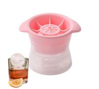 Ice Ball Mold, Reusable Sphere Ice Mold, Easy-Release Silicone Design, Perfect for Whiskey Bourbon Coffee and Cocktails, for Home Parties Camping and Summer Entertaining, 4.33inc