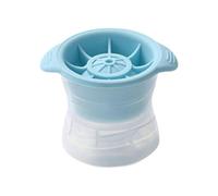 Ice Ball Mold, Reusable Sphere Ice Mold, Easy-Release Silicone Design, Perfect for Whiskey Bourbon Coffee and Cocktails, for Home Parties Camping and Summer Entertaining, 4.33inc