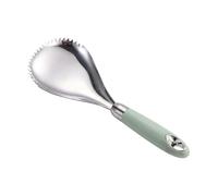 Ice Ball Spoon - 1 Cuchara de helado ergonómica de acero inoxidable | Cuchara de patata mashed | Long Handle Utensils, Multi-Use Comfortable Grip Gadgets for Sundae Making, Dish Serving, Cocktail