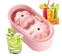 Ice Balls Mold,Easy Release Reusable Flower - Ice Sphere Mold for Freezer,for Drink Coffee Milk Beer Bourbon Freezer Home Apartment Office Camping Picnic