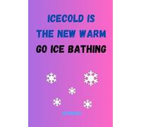 Ice bathing notebook, journal, for everyone who loves ice bathing. Write down your experiences, ideas and inspirations in this beautifully designed ... with this book. Also very nice as a gift