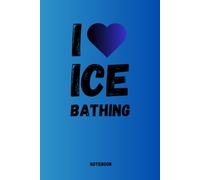 Ice bathing notebook, journal, for everyone who loves ice bathing. Write down your experiences, ideas and inspirations in this beautifully designed ... with this book. Also very nice as a gift