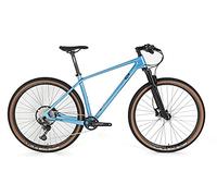 ICe Bicicleta de montaña MT10 Cuadro de Fibra de Carbono, Rueda 29', monoplato, 12V (Azul, 17')