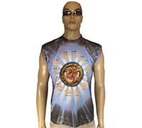 Aum Ohm Mantra Shiva Hindu Karma Tatuaje Diseñador Nú Manga Hombre Camiseta G: M