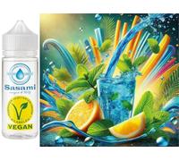 Ice Blue Citrus Storm - menta, limón Curacao aroma concentrado - Vegano - Sasami - 100ml