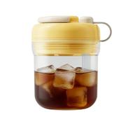 Ice Bottle - 2 In 1 Leakproof Quick Rel | Frasco Mold With Straw For Gym And Sports, 380 ml Water Bottle Ice Tray For Men; Perfecto para Hydration And Cold Refreshment