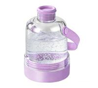 Ice Bottle - 400ml 2 in 1 Silicone Tray, Easy Release Maker with Lid and Storage Container, Leak Resistant Function, Ideal for Juice Cocktail Whiskey Summer Travel Home Outdoor Beach Camping