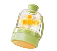 Ice Bottle - 400ml 2 in 1 Silicone Tray, Easy Release Maker with Lid and Storage Container, Leak Resistant Function, Ideal for Juice Cocktail Whiskey Summer Travel Home Outdoor Beach Camping