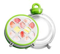 Ice Bottle Cup, 2 en 1 cubo Ice Water Bottle, 6,26 x 4,72 x 2,76 pulgadas Hot Weather Leak Proof Mold Drink Container, Ideal para pícnic, Kitchen, Daily Use, and Outdoor Gatherings