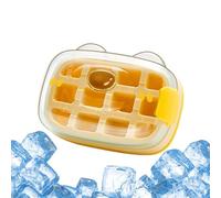 Ice Bottle Cup, Silicone Ice Cubes Tray, Adorable Easy Press Release, Creative Vertical Container for Home Kitchen, Family Trips and Outdoor Use, 9.06x5.2x2.95 inches