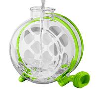 Ice Bottles Cup, 2-1 Cube Ice Water Bottle, diseño a prueba de fugas, molde multifunción, 6,26 x 4,72 x 2,76 pulgadas, compacto portátil, ideal para picnic, cocina y uso diario en climas calientes