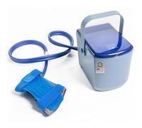 Ice Box - Máquina avanzada de terapia de hielo de enfriamiento con envoltura de tobillo - Bolsa de hielo para el tobillo para alivio específico del dolor, recuperación posterior a lesiones/cirugía y