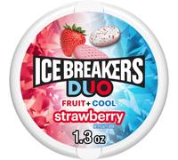 ICE BREAKERS Duo mentas sin azúcar, fresa, 1.3 onzas