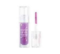 Ice Clear Lip Gloss With Glitter Pearlescent Hidrating Lip Dye Nourishing Lip Glaze Oil Lipstick Base Temperature Change Lip Gloss 2.5ml Waterproof Lipstick Rojo (Purple, One Size)