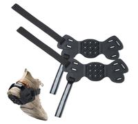 Ice Cleats | Antideslizante Crampon Snow Grippers, Ice Traction Cleats with 9 Studs for Winter Walking Running Hiking Climbing Outdoor Roofing Fishing Use, Strong Gear for Daily Safety and