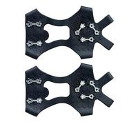 Ice Cleats - Antideslizante Shoe Traction 10 Pinchos | Traction Snow Grips for Outdoor Work Winter Commuting Hiking Fishing Walking Climbing Mountaineering Safety on Ice and Snow Surfaces, 7.09