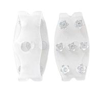 Ice Cleats for Shoes and Boots - Traction Spikes for Hiking | High Elasticity TPE with Manganese Steel Studs & Rugged Grip Teeth for Walking, Winter, Outdoor and Climbing Activities