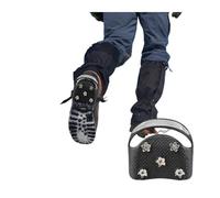 Ice Cleats For Shoes Anti-Slip Ice Cleats Snow Shoe Gripper Spike Snow Grips Reflective Climbing Crampons with 5Spikes Traction(XL)