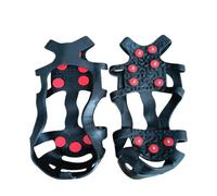 Ice Cleats - Non-Slip Silicone Shoe Spikes for Snow Safety | Portable Grip with Flexible Fit & Strong Traction for Hiking, Climbing, Ice Fishing and Outdoor Walking in Winter Conditions