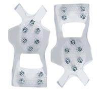 Ice Cleats - Non-Slip Snow Grips, Ice Claws With Reflective Heels, Winter Traction Cleats For Shoes, Snow Grippers Crampons, Safe Walking On Hiking, Camping, Fishing, Outdoor Winter