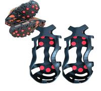 Ice Cleats - Silicona 22,5 cm, antideslizante Shoe Spikes, Snow Traction Cleats | Portable Snow Grips, ajuste elástico para senderismo, escalada, sobre hielo, marcha de invierno seguro para la