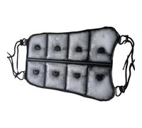 Ice Cooling Back Pad, Wearable Cold Gel Mat, Lightweight Breathable Design, Reusable Instant Support for Outdoor Activity Use Hiking Camping Construction, 12.2x9.45x1.18 Inches