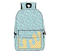 Ice Cream Backpack for Boys Girls, Ice Cream Drip Backpacks, Cute Large Capacity Daypack Lightweight with Side Pockets for Daily (light green)