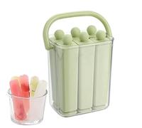 Ice Cream Bar Mold - Ice Cubes Tray with Lid - Reusable Silicone Long Sticks | for Kids Summer Parties Desserts Kitchen Drinking Food Camping Fruit Home Beverage Picnic