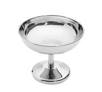 Ice Cream Bowls - Stainless Steel Ice Cream Bowls | Footed Postre Cup | Snack Fruit Candy Container | Space Saving Snack Fruit Gobl Y Contenedor Para Pudín Perfecto Banana Mousse | Postre Bowl