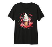 Ice Cream Cone Cartoon Style Camiseta Premium