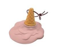 Ice Cream Door Stop - PVC Catch for Home Safety | Melting Shape Security Stopper with Stable Grip, Office School Helper, Bathroom Entrance Tool, Commercial Apartment Accessory