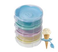 Ice Cream Drip Catcher | Petal-Shaped with Storage Box | Silicone Ice Lolly Drip Holder | for Boys Girls Young Child Sofa School Kindergarten Home Party