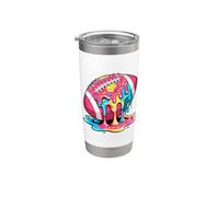Ice Cream Dripping Football Drip Men Women Kids Vaso térmico de acero inoxidable de doble pared