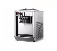 Ice Cream Machine Máquinas de helado suave 22-30 L/H máquina expendedora equipos congelación cono dulce escritorio Tricolor comercial